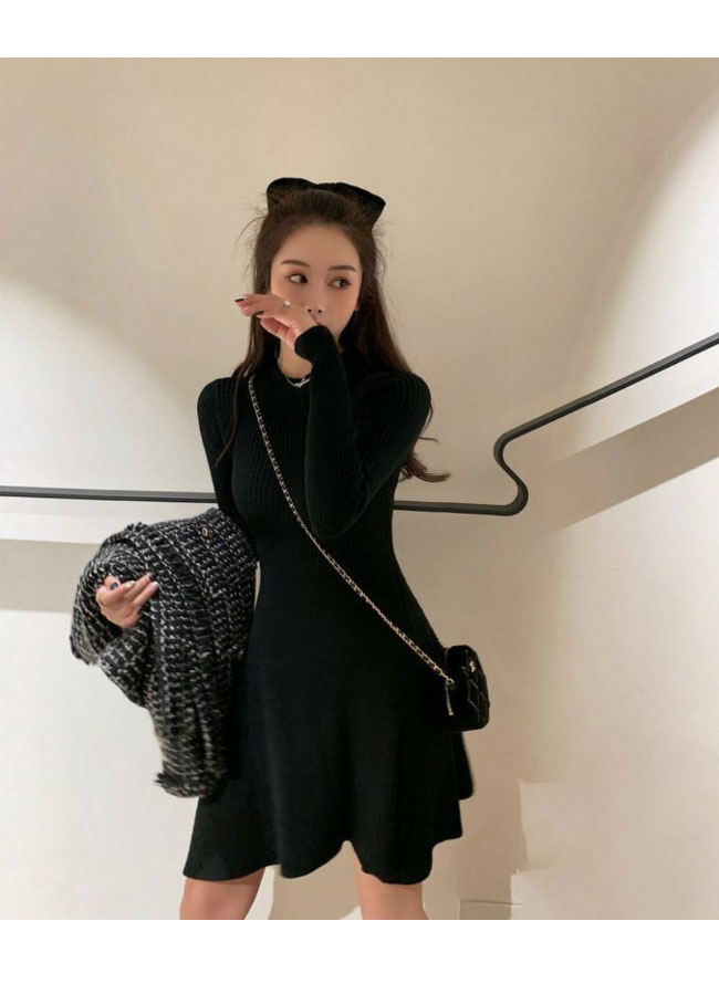 【急速出荷】リブ ニットワンピース 膝丈 ワンピース レディース ニットワンピース ひざ丈 クルーネック ワンピース ニット ニットワンピ 膝丈 長袖 上品 シンプル 秋冬 無地 体型カバー オシ 【急速出荷】リブ ニットワンピース 膝丈 ワンピース レディース ニットワンピース ひざ丈 クルーネック ワンピース ニット ニットワンピ 膝丈 長袖 上品 シンプル 秋冬 無地 体型カバー オシ