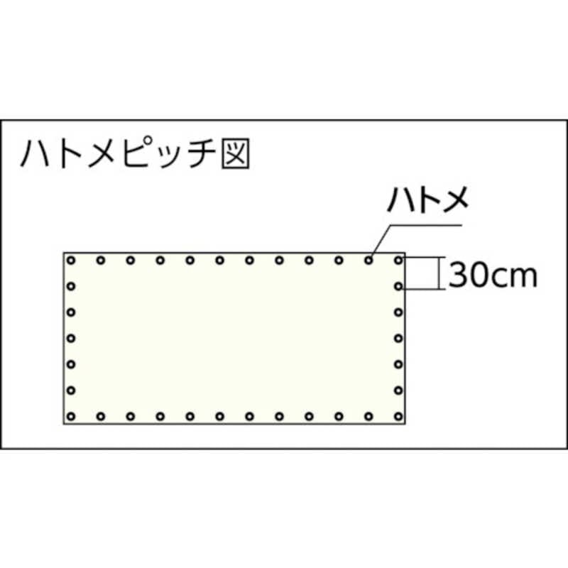 トラスコ中山　TRUSCO ターポリンシート ブラック 1800X3600 0.35mm厚　TPS1836-BK