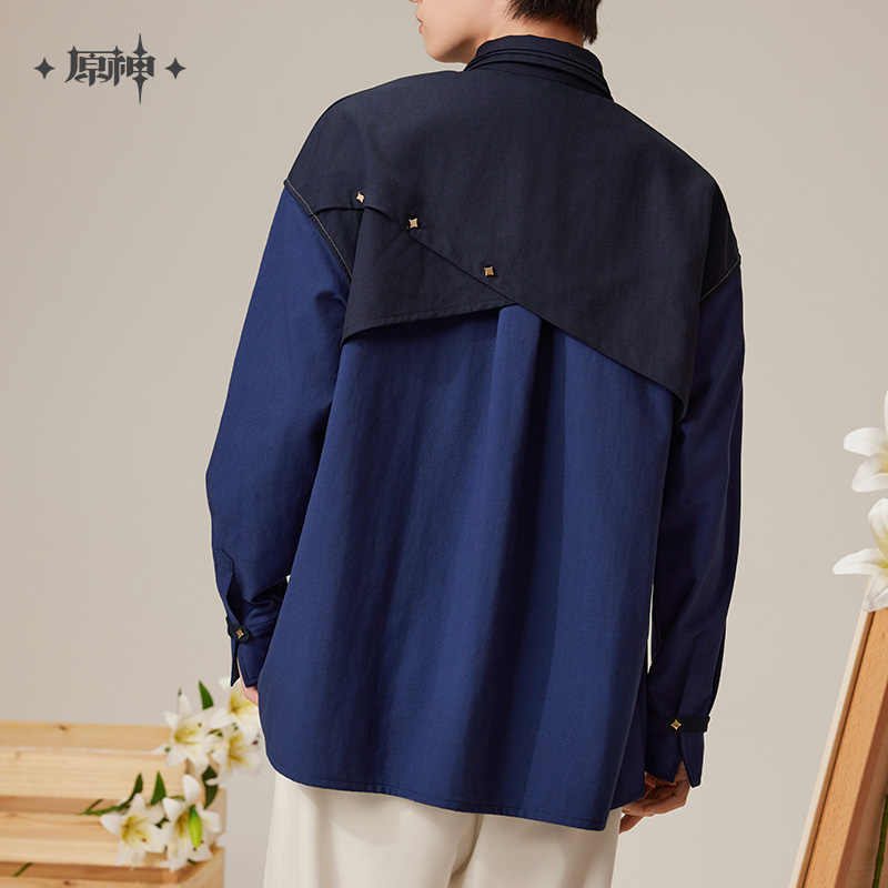 「シャツ」【プロ品質を極める!】原神 グッズ / アルベド インプレッションシリーズ / Genshin Impact Albedo 阿贝多 げんしん コスプレ 2