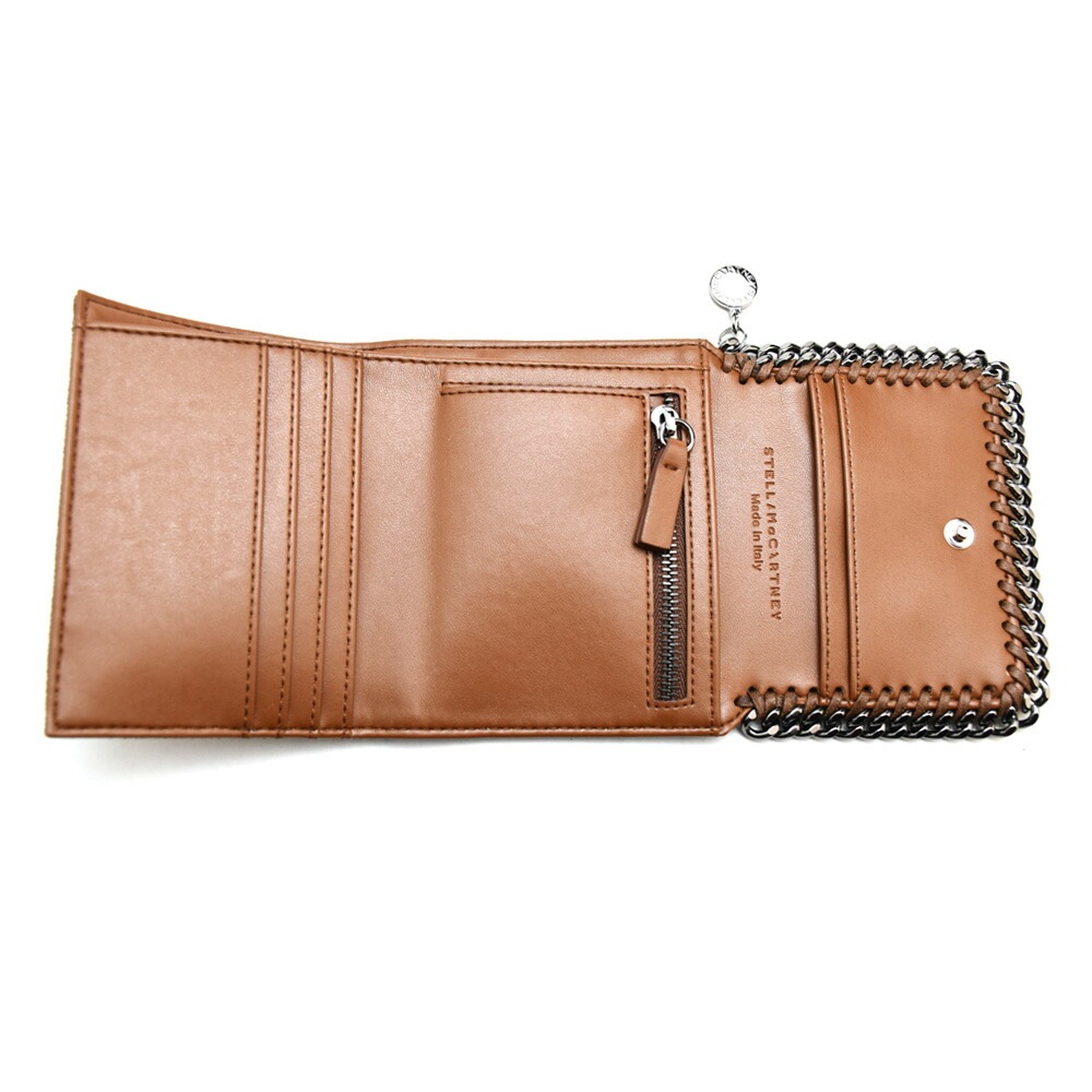 ステラマッカートニー STELLAMcCARTNEY 431000 W8176/2000 ファラベラ 三つ折り財布 コンパクトウォレット ブロンズ[431000w8176-2000]