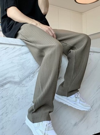 大きいサイズ ボトムス ストレートパンツ ズボン ワイドレッグ