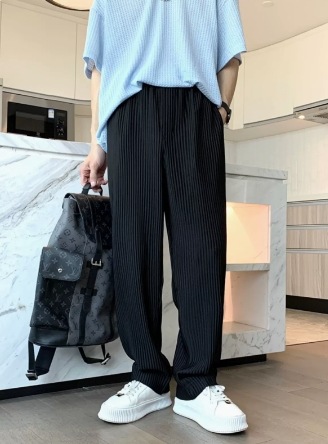 大きいサイズ ボトムス ストレートパンツ ズボン ワイドレッグ