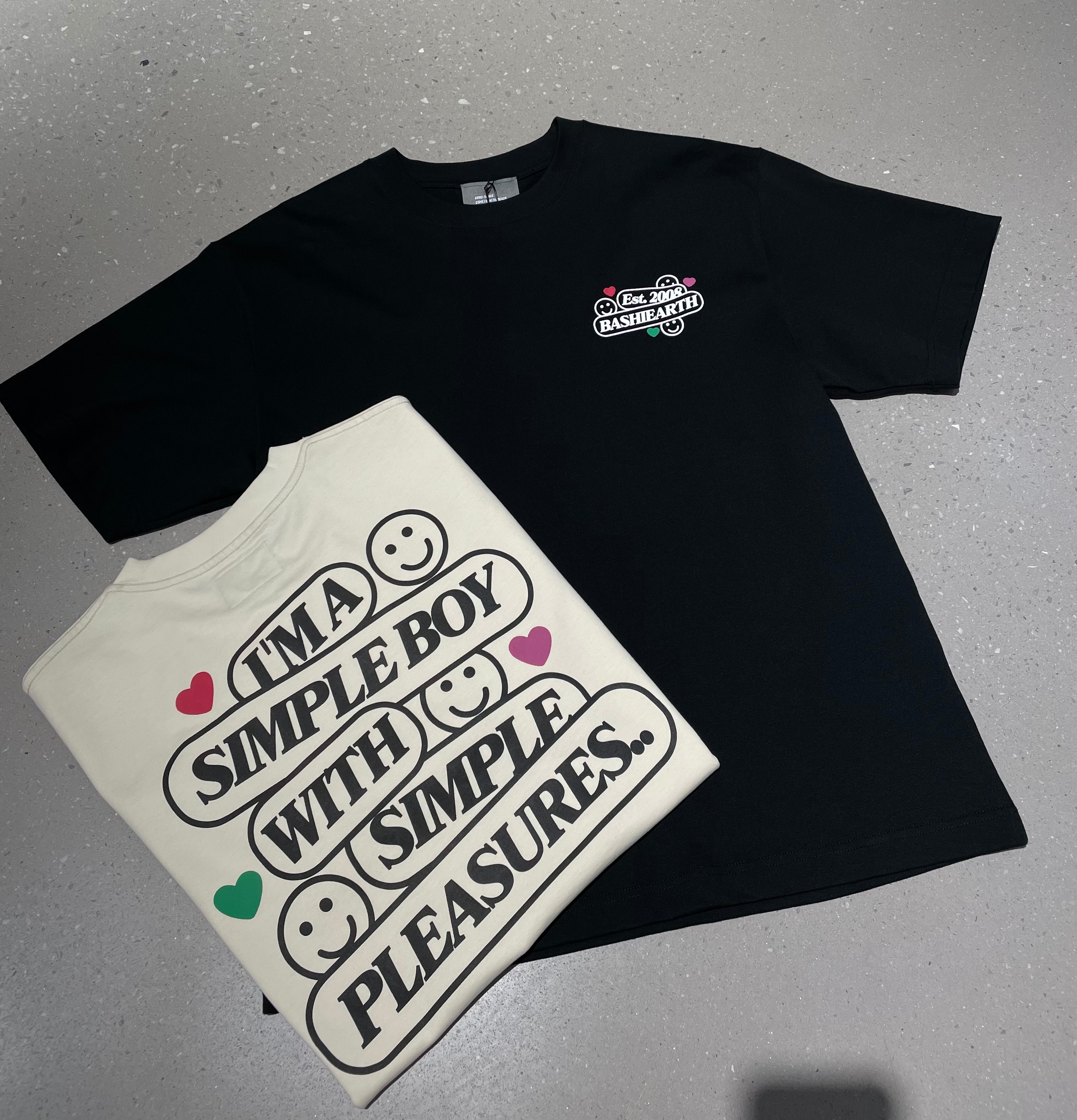 G24SST106翌日発送メンズ2024新作Tシャツカットソー丸首アメカジins風レトロ半袖トップスデザイン高級感英字ストリート大人オーバーサイズ可愛い抜け感ユニセックスブラックベージュクルーネック