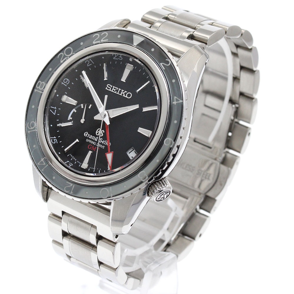 セイコー SEIKO SBGE001/9R66-0AA0 グランドセイコー GMT パワーリザーブ デイト スプリングドライブ メンズ _904333【中古】 セイコー SEIKO SBGE001/9R66-0AA0 グランドセイコー GMT パワーリザーブ デイト スプリングドライブ メンズ _904333【中古】