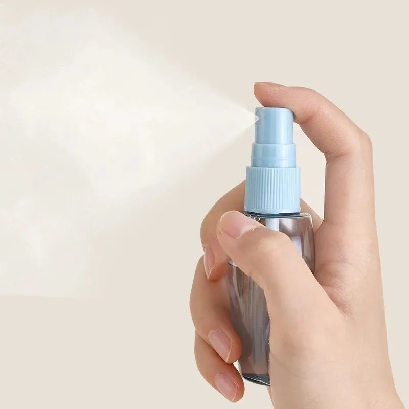ポータブルトラベルボトルセット,漏れ防止,クリア,赤,クリア,コイン用化粧容器,シャンプー,トラベルキット,フライトサイズ,10個