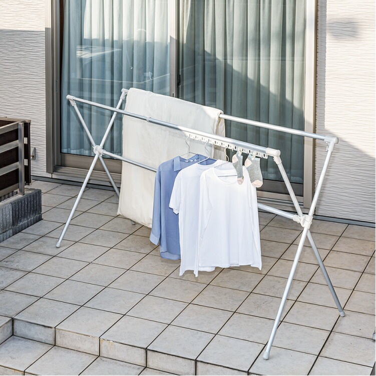 アルミ多機能ふとんほし【 布団干し 屋外 折りたたみ 軽量 アルミ 】LF624B10 アルミ多機能ふとんほし【 布団干し 屋外 折りたたみ 軽量 アルミ 】LF624B10