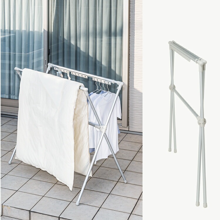 アルミ多機能ふとんほし【 布団干し 屋外 折りたたみ 軽量 アルミ 】LF624B10 アルミ多機能ふとんほし【 布団干し 屋外 折りたたみ 軽量 アルミ 】LF624B10
