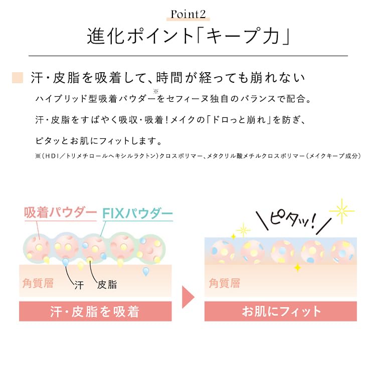 セフィーヌ シルキーウェットパウダー レフィル パウダーファンデ (OC100, レフィル単品)