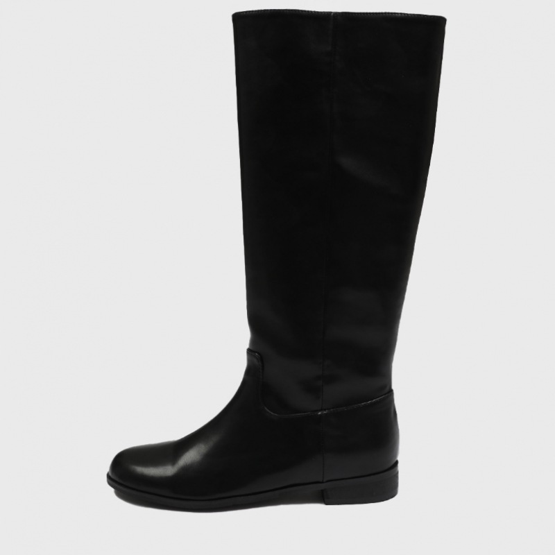 ブラックアップショートベーシックロングブーツ ブラックアップショートベーシックロングブーツ