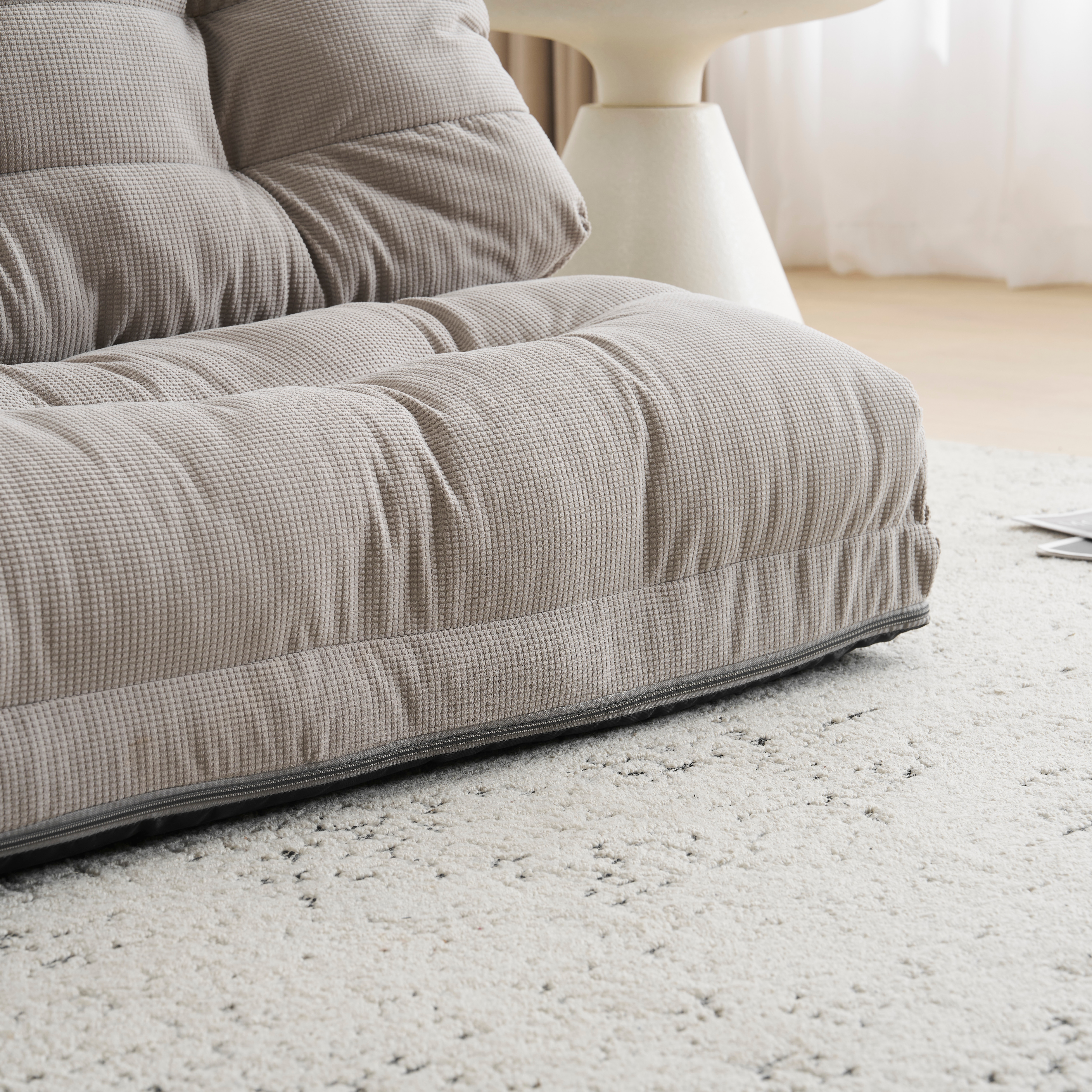 [国内即発送]ソファーベッド ソファベッド ローソファー 2人掛け マルチに使える3WAY 幅108cm 6段階リクライニング クッション付き 座椅子 1人掛け ソファ 折りたたみ 折り畳み コンパク