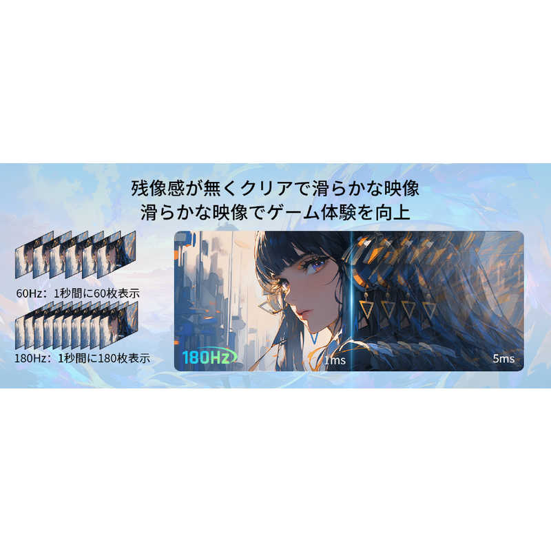 KTC　ゲーミングモニター WQHD FastIPS 180Hz ［27型 / WQHD(2560×1440) / ワイド］ 3年保証　27GT670