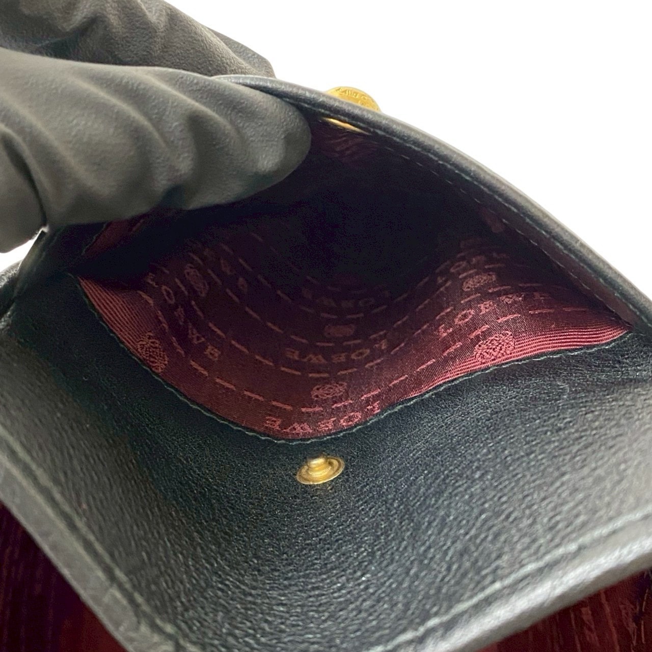 ヘリテージ ロゴ エンボストートバッグ レザー ブラック 76854