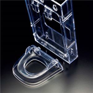 （まとめ） TANOSEE カタログケース 連結式 A4三つ折 1セット（3個） [x5セット]