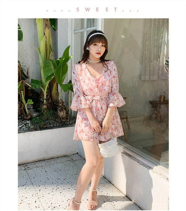 水着 レディース 花柄 体型カバー 大きいサイズ ぽっちゃり オトナ女子 スイムウェア 女性 プラスサイズ 大人 お洒落 セクシー ガウン ショートパンツ セパレート キャミソール おしゃれ かわいい