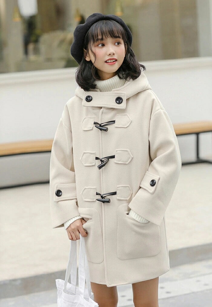 イーストボーイ ヴィーナス ロング ダッフルコート【11】黒