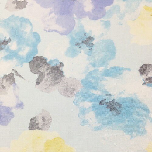 水彩 花柄 2枚重ね カーテン 綿100% 2枚組 幅100x110ー150cm丈 国産 日本製 ピンク ブルーオーダー MU-1 水彩 花柄 2枚重ね カーテン 綿100% 2枚組 幅100x110ー150cm丈 国産 日本製 ピンク ブルーオーダー MU-1