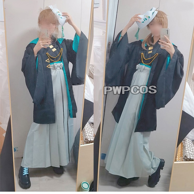 VTuber 葛葉 叶 コスプレ 衣装 ハロウイン クリスマス コスチューム 文化祭 仮装 衣装 和服 ウィッグ