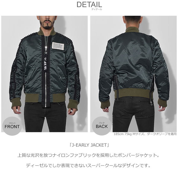 Qoo10] DIESEL DIESEL ディーゼル ジャケット J