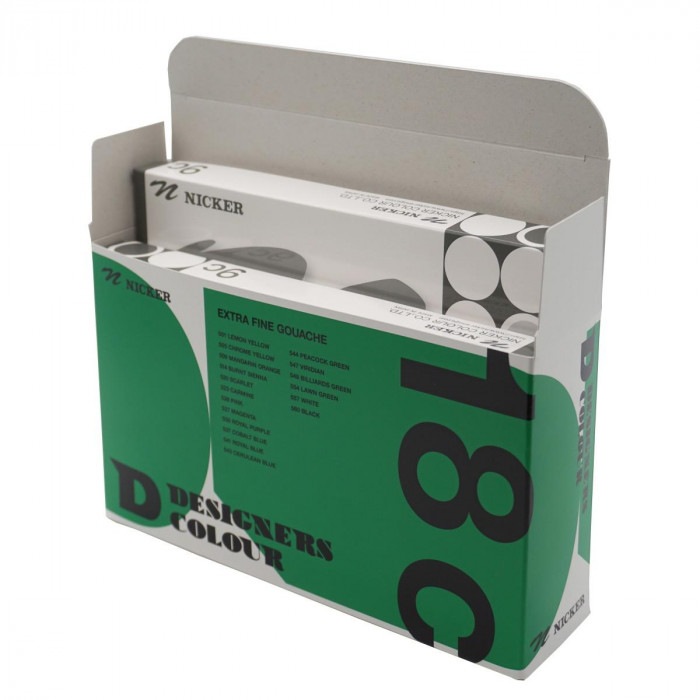 ニッカー絵具 デザイナースカラー 18色セットN DC20ML18N ニッカー絵具 デザイナースカラー 18色セットN DC20ML18N