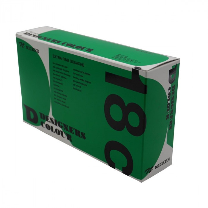 ニッカー絵具 デザイナースカラー 18色セットN DC20ML18N ニッカー絵具 デザイナースカラー 18色セットN DC20ML18N