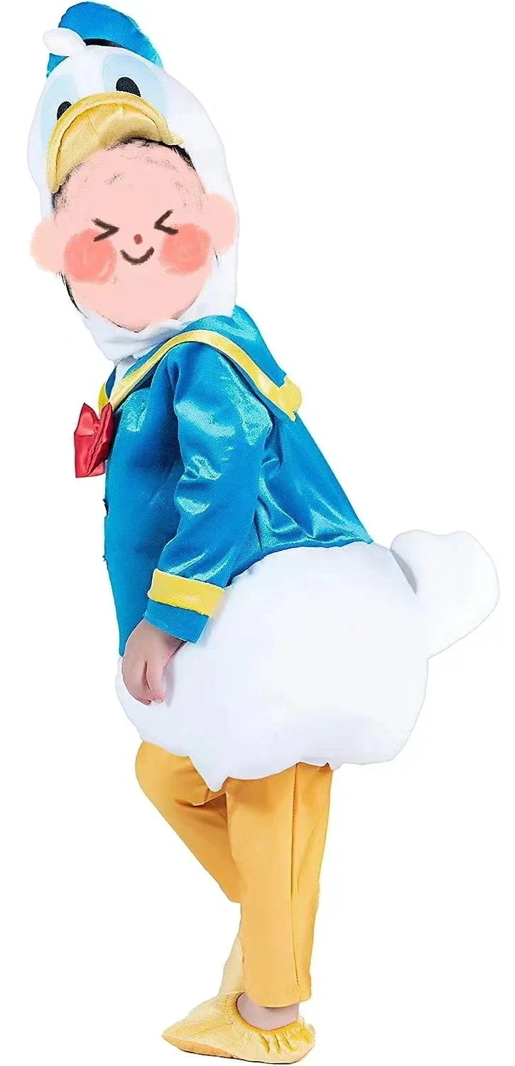【1 つ購入すると 1 つ無料】ディズニー風 ドナルドダック風 ドナルド風 コスプレ ベビー ハロウィン衣装子供女の子コスプレ 仮装 舞台演出服