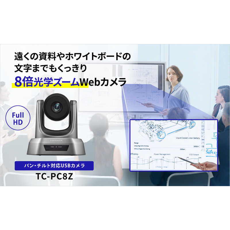 IOデータ　ウェブカメラ WEB会議向け [有線]　TC-PC8Z