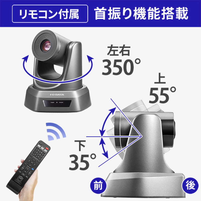 IOデータ　ウェブカメラ WEB会議向け [有線]　TC-PC8Z