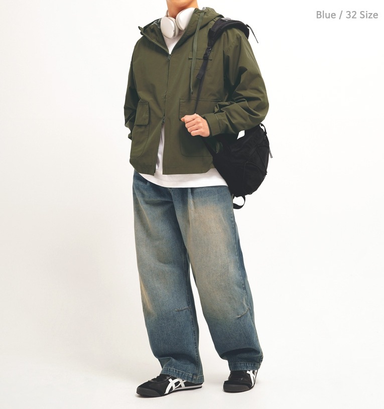 [PERSTEP]★RAINING WASHING DENIM PANTS PERSTEP] Raining Washing Denim Pants デニム・ジーンズ