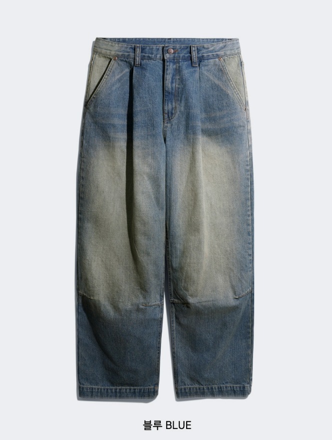 PERSTEP]☆RAINING WASHING DENIM PANTS PERSTEP】24SS