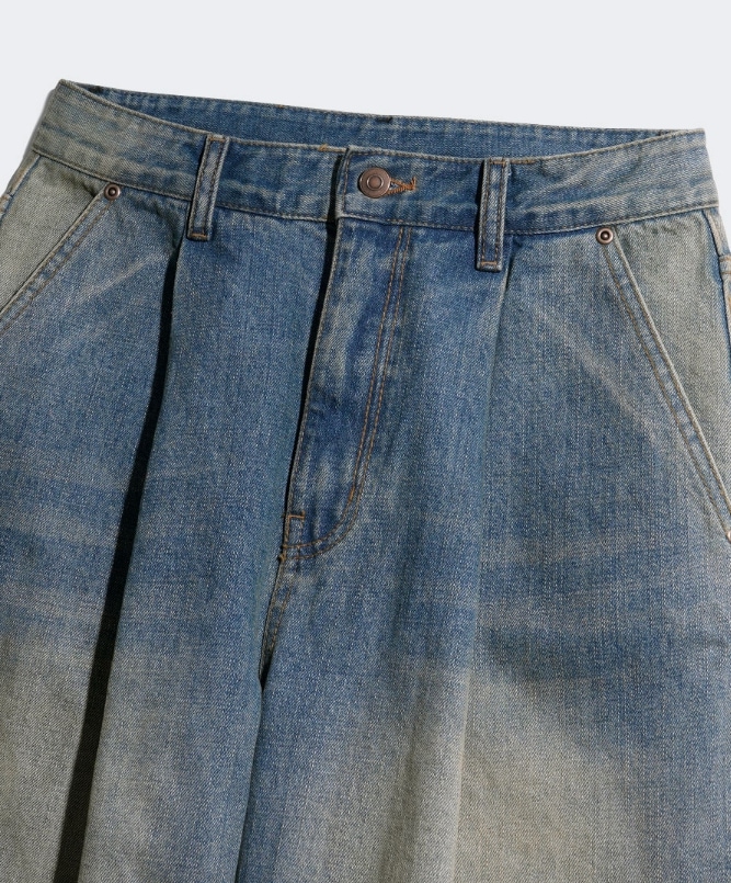 [PERSTEP]★RAINING WASHING DENIM PANTS PERSTEP] Raining Washing Denim Pants デニム・ジーンズ