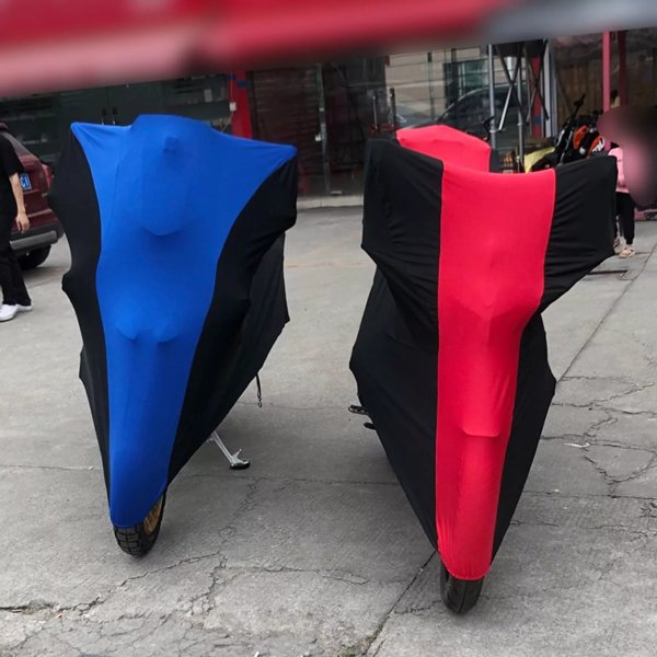 ユニバーサルモーターサイクルカバー 全天候型 伸縮性 屋外 防雨 UV保護 ユニバーサルモーターサイクルカバー 全天候型 伸縮性 屋外 防雨 UV保護