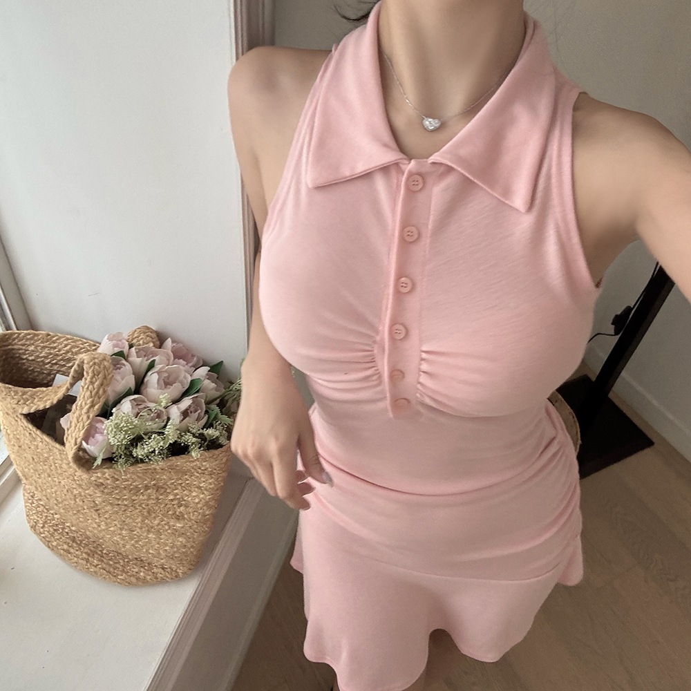 カレン カラーシャーリングワンピース カレン カラーシャーリングワンピース