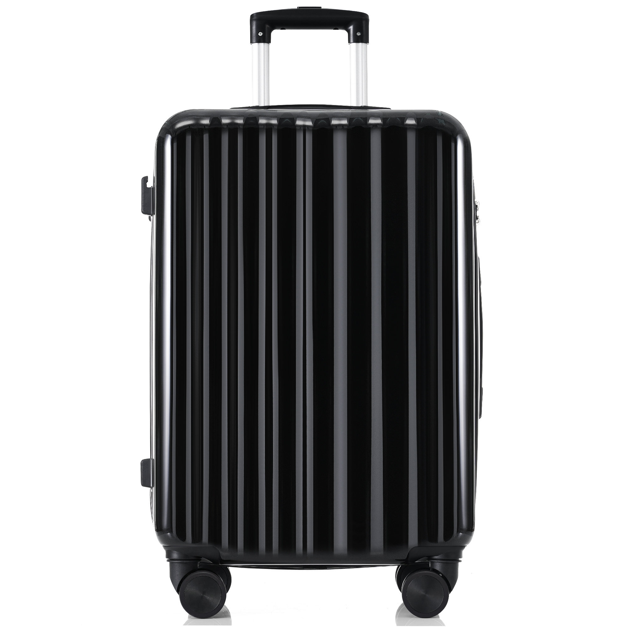 即日発送スーツケース Mサイズ USBポート付き ストッパー付き TSAロック搭載 フック付き キャリーケース キャリーバッグ 3日7日 中型 大容量 超軽量 軽い おしゃれ かわいい ダブルキャス