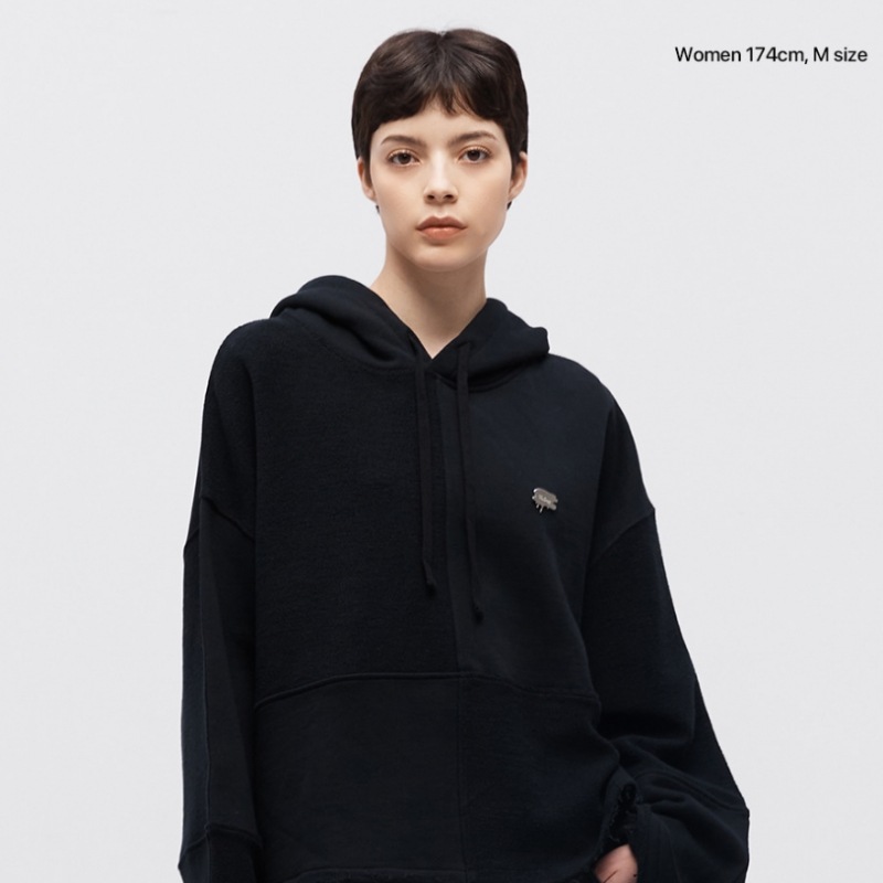 FALLETTパッチワーククロップフードライトグレー FALLETTパッチワーククロップフードライトグレー