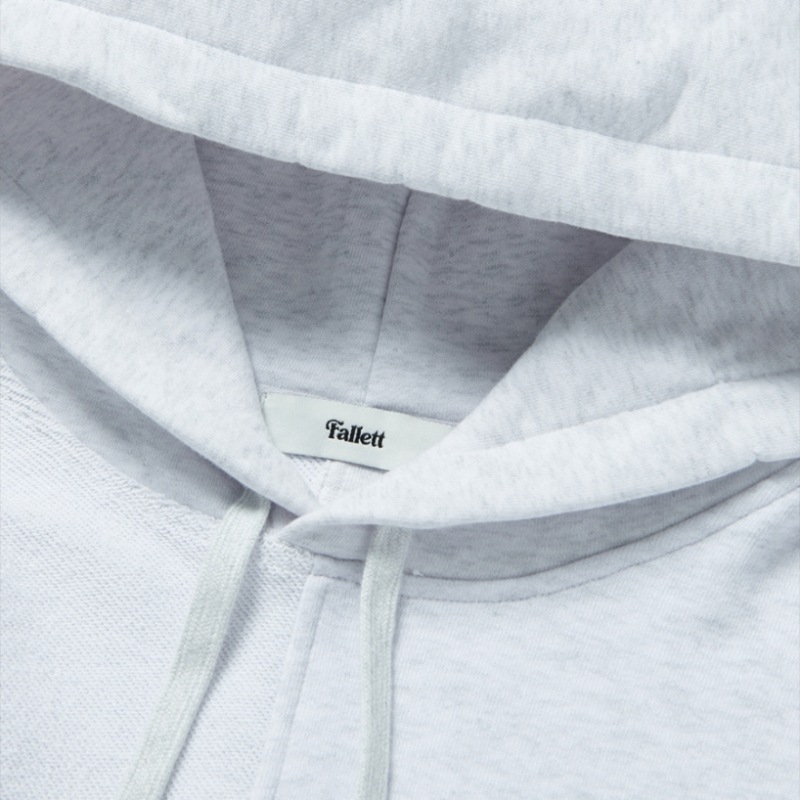 FALLETTパッチワーククロップフードライトグレー FALLETTパッチワーククロップフードライトグレー