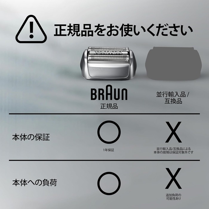 * ブラウン【国内正規品】【替え刃: F/C83M (シリーズ8用)】マットシルバー 電動シェーバー 交換用替刃 家電 * ブラウン【国内正規品】【替え刃: F/C83M (シリーズ8用)】マットシルバー 電動シェーバー 交換用替刃 家電
