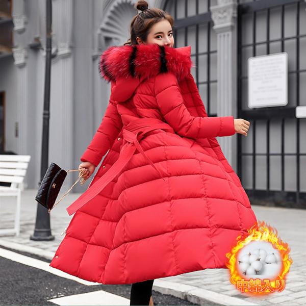 ダウンコートレディース中綿コート中綿入りロング丈フード付きジップアップフェイクファー冬服着痩せ暖かい防風防寒保温キルティングダウン ダウンコートレディース中綿コート中綿入りロング丈フード付きジップアップフェイクファー冬服着痩せ暖かい防風防寒保温キルティングダウン