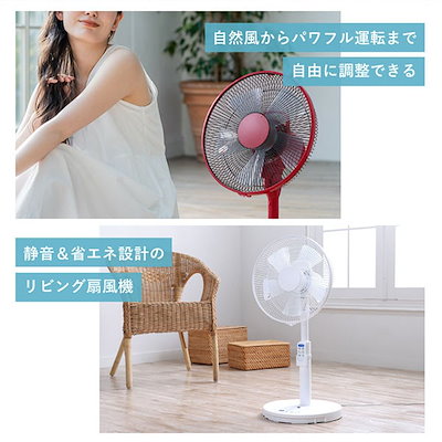 Qoo10] MAXZEN 扇風機 DCモーター リビング扇風機 3 : 季節家電