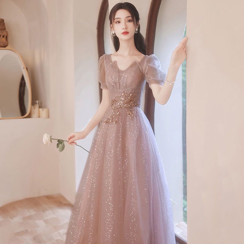 パーティードレス ハイエンドのイブニングドレススカート2024新型エレガントワンピース-71 パーティードレス ハイエンドのイブニングドレススカート2024新型エレガントワンピース-71