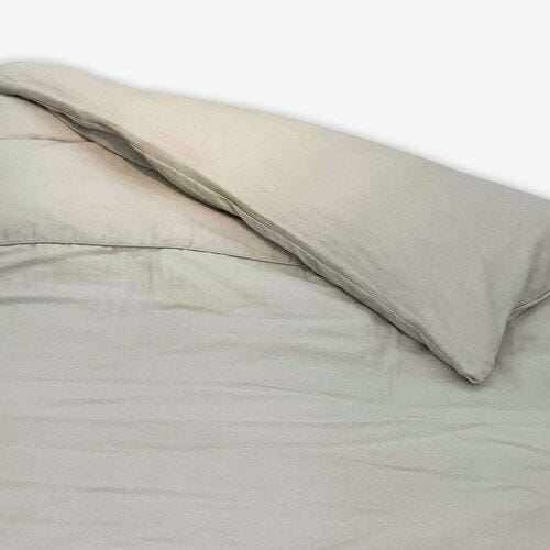 大塚家具[ダブルロング]掛け布団カバー「エマエアリー」ホワイト 二重ガーゼ 綿