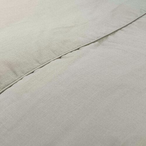 大塚家具[ダブルロング]掛け布団カバー「エマエアリー」ホワイト 二重ガーゼ 綿