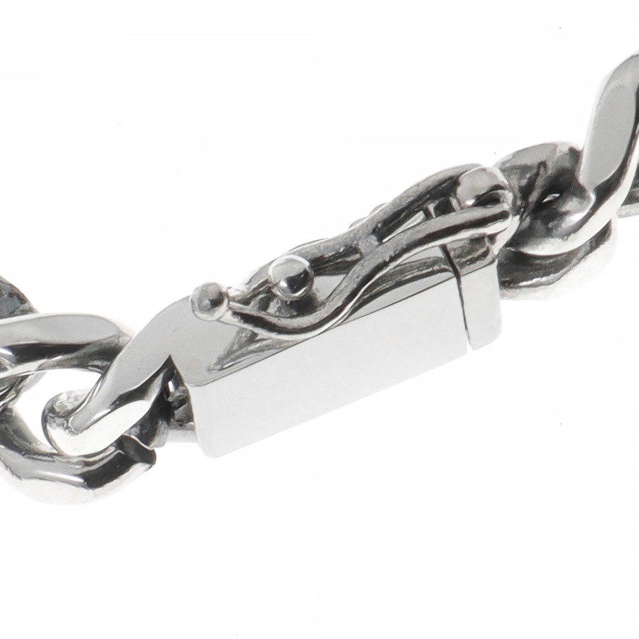 シルバー925 燻し銀 喜平チェーン ブレスレット つや出し加工 ユニセックス ストリート 幅-約8.2mm/厚み-約4.1mm シルバー925 燻し銀 喜平チェーン ブレスレット つや出し加工 ユニセックス ストリート 幅-約8.2mm/厚み-約4.1mm