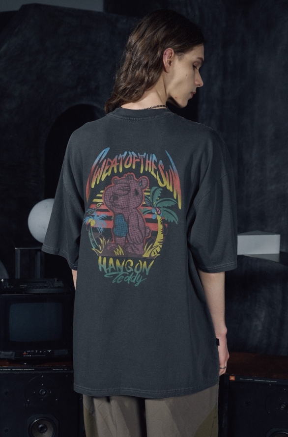 CPGN STUDIO】 Hang On Teddy Pigment Short Sleeve Tee Tシャツ