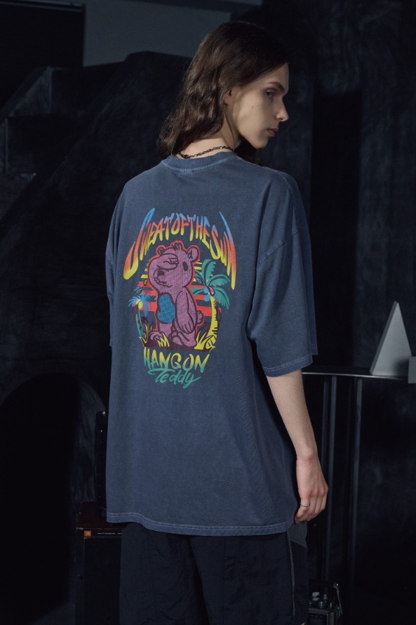 CPGN STUDIO】 Hang On Teddy Pigment Short Sleeve Tee Tシャツ