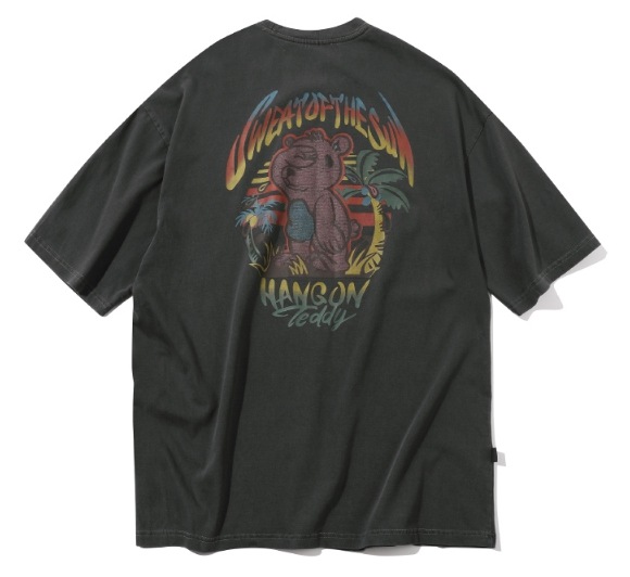 【CPGN STUDIO】 Hang On Teddy Pigment Short Sleeve Tee