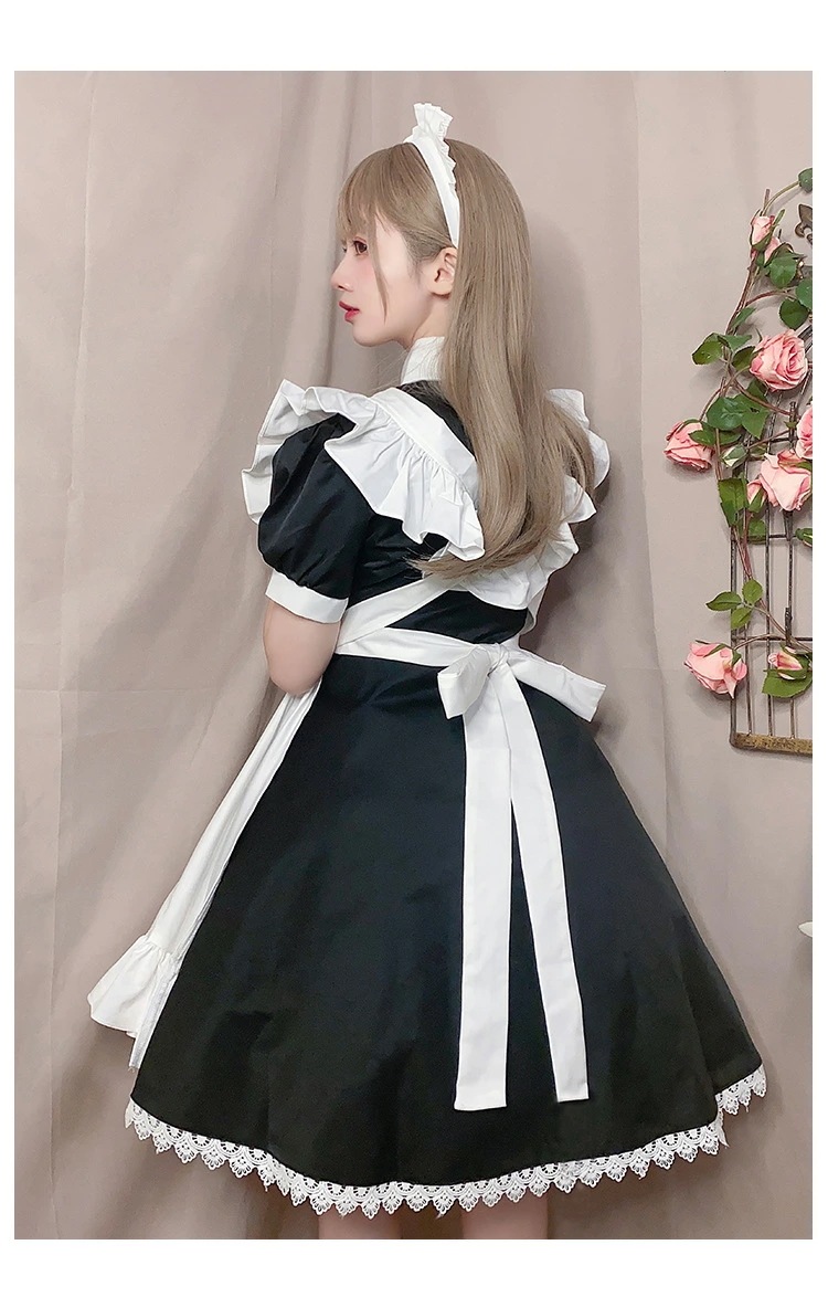 メイド 服 コスプレ 衣装 仮装 女装 フリル ロリータ かわいい カチューシャ 付き ロリータワンピース アニメ かわいい コスチューム アニメコスプレ ハロウイン衣装 大人用 仮装パーティー 仮装 メイド 服 コスプレ 衣装 仮装 女装 フリル ロリータ かわいい カチューシャ 付き ロリータワンピース アニメ かわいい コスチューム アニメコスプレ ハロウイン衣装 大人用 仮装パーティー 仮装