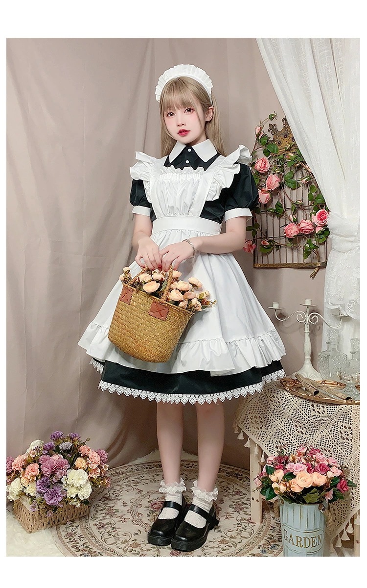 メイド 服 コスプレ 衣装 仮装 女装 フリル ロリータ かわいい カチューシャ 付き ロリータワンピース アニメ かわいい コスチューム アニメコスプレ ハロウイン衣装 大人用 仮装パーティー 仮装 メイド 服 コスプレ 衣装 仮装 女装 フリル ロリータ かわいい カチューシャ 付き ロリータワンピース アニメ かわいい コスチューム アニメコスプレ ハロウイン衣装 大人用 仮装パーティー 仮装