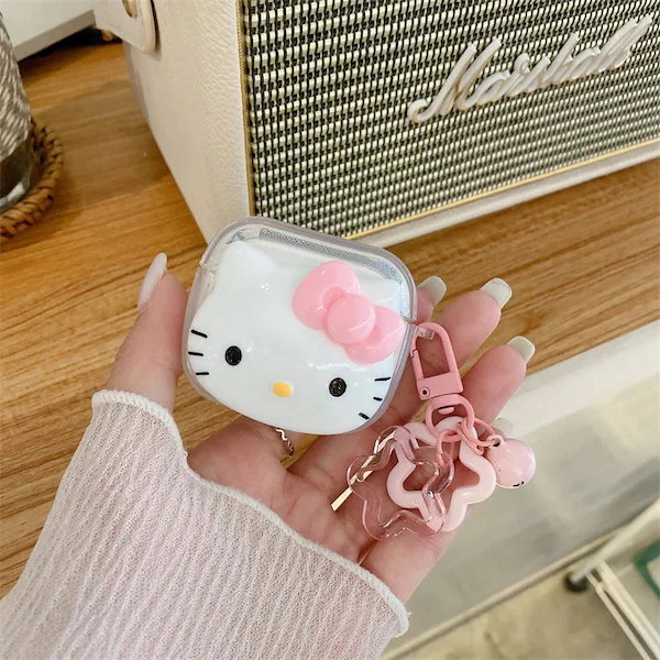 美品AirPods Pro 本体 ホワイト 充電ケース付 キティちゃんケース付き Amazon | ハローキティ Airpods Pro第ニ世代 キティちゃん