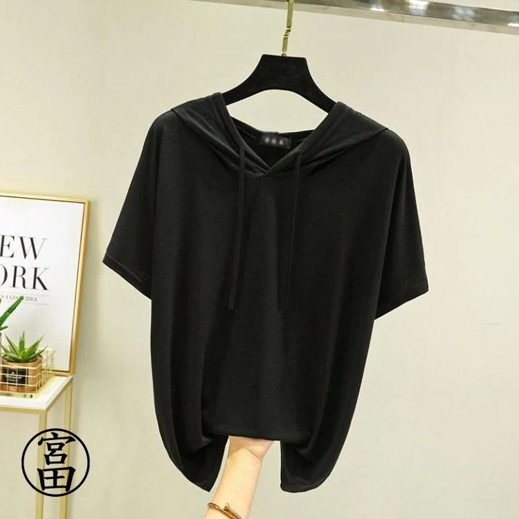 【超お得1つ買うと10個もらえる】Tシャツ フード付き レディース 半袖 カットソー パーカーtシャツ ゆったり トップス モーダル 薄手 春 夏 フーディー Tシャツ 無地 シンプル 【超お得1つ買うと10個もらえる】Tシャツ フード付き レディース 半袖 カットソー パーカーtシャツ ゆったり トップス モーダル 薄手 春 夏 フーディー Tシャツ 無地 シンプル