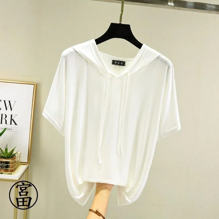 【超お得1つ買うと10個もらえる】Tシャツ フード付き レディース 半袖 カットソー パーカーtシャツ ゆったり トップス モーダル 薄手 春 夏 フーディー Tシャツ 無地 シンプル 【超お得1つ買うと10個もらえる】Tシャツ フード付き レディース 半袖 カットソー パーカーtシャツ ゆったり トップス モーダル 薄手 春 夏 フーディー Tシャツ 無地 シンプル